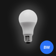 e26 소켓 LED 전구 8W 주광색(흰색빛 6500K), 2개