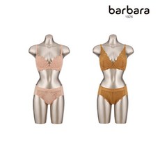 [바바라 언더웨어] 바바라 1926 럭셔리커버 노와이어 브라팬티세트 4종