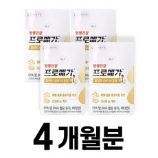 [종근당건강] 프로메가 알티지 오메가3 듀얼 4박스(4개월분), 60정, 4개