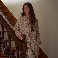 채피 긴팔 여성페어 베이지 (30수)
