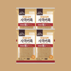 고래사어묵 생선살듬뿍 사각어묵 4봉 겨울간식
