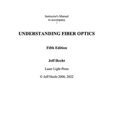 (영문도서) Instructor's Guide to Accompany Understanding Fiber Optics Fifth Edition Paperback, Laserlight Press, English, 9798223300830