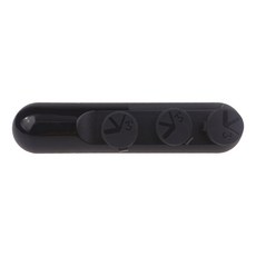 USB 케이블 홀더 데스크톱 플러그 와이어 고정 클립용 데이터 케이블 권취기용 케이블 정리기 마그네틱 케이블 클립, 검은색