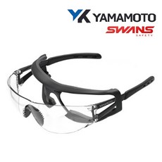 일본 YAMAMOTO 작업용 산업용 보안경 안전 고글 보호 방풍 안경 LF-240G, 1개
