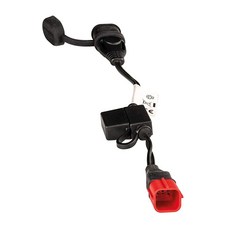 TECMATE TecMATE Optimate Cable O-77 배터리 충전 어댑터 EURO5 6핀 진단 커넥터 블랙