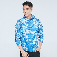 주연 자켓 슬림핏 바람막이 야상 점퍼 776, 4XL, 男-彩블루