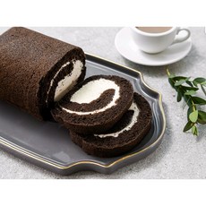 달콤하고 부드러운 수제 "장인의 맛" 벨라플레이트 쇼콜라 롤케이크 400g, 1개