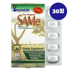 SAMe Disulfate Tosylate 400mg 30 코팅 타블렛, 400 mg, 1개, 30정