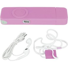 슬림 휴대용 MP3 플레이어 8GB 메모리 확장형 USB 플래시 드라이브 HiFi 무손실 사운드 긴 배터리 수명의 음악 플레이어 최대 64GB 지원(블랙), #2