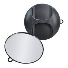 루시피 원형 뒷거울 (블랙)/미용실 거울/인경/후방거울/손거울, 블랙, 1개
