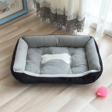 고양이 강아지 매트 중형견 대형견 소파 침대 방석 쿠션 반려견 반려묘 매트, 흑회색 물림줄_90x70cm권장70근내, 1개