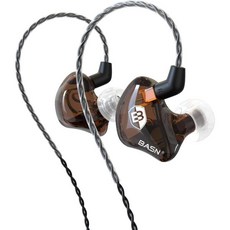 [관부가세포함] BASN in-Ear Monitor 헤드폰 Dual Dynamic 드라이버s in Ear 이