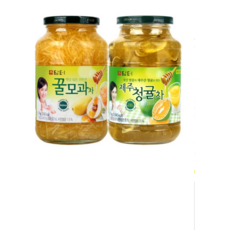 담터 꿀모과차 1kg + 제주청귤차 1kg, 2개, 1개입