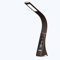 U2 LED 고급 핸드스티칭 스탠드 디스플레이창탑재 독서등, 블랙