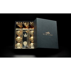 베르티니 24k 황금 골프공 3구+볼마커+골프공 3구 선물세트