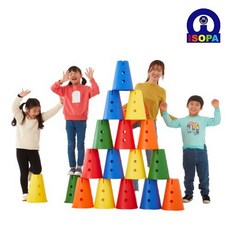 [아이소파] 아이짐 원탑 10개세트 신체 놀이 유아 체육 교구