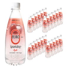 제로아워 ZERO 스파클링 사과맛, 350ml, 24개