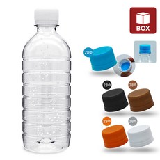 (1BOX) 내압캡 생수 공병 원형 900ml (64개입)