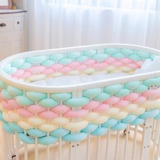 침대범퍼가드 DIY 꽈배기 쿠션 아기침대데코 매듭쿠션 안전가드, 선택11