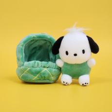 산리오 과일하우스 키링 가방고리 인형 15cm, 2. 포차코 과일하우스, 1개 2. 포차코 과일하우스