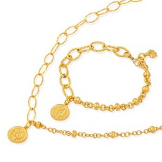 24k체인목걸이팔찌세트