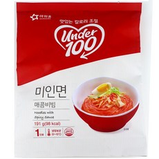아워홈 4318 미인면 매콤비빔 191g, 단품