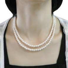 명품진주목걸이