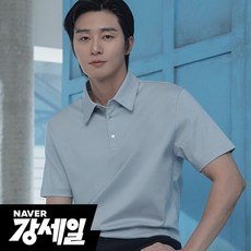 지오지아 남성 루즈핏 미라쿨 소로나 카라 반팔티 AEE2TT1101