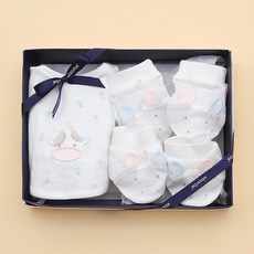 [압소바]토리텐셀턱받이+손발싸개세트AWA11201, 턱받이/손발싸개