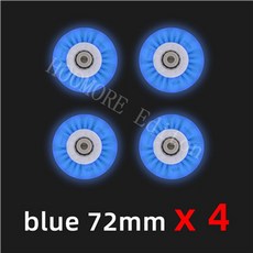 인라인 바퀴 베어링 롤러스케이트 led 플래시 80mm 76mm 72mm 휠 99