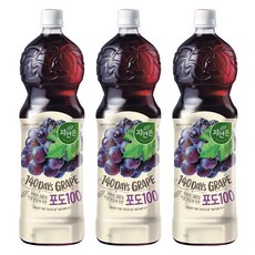 자연은 포도100 주스 (1.5L x 2입 ), 1.5L, 2개