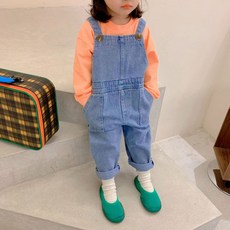 아기멜빵청바지