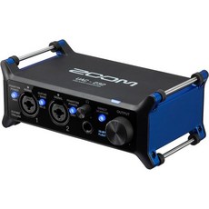 Zoom UAC-232 오디오 컨버터32비트 플로트 인터페이스 XLR/TRS 콤보 입력 2개 헤드폰 출력 192kHz 샘플 레이트 음악 및 스트리밍용, 1개
