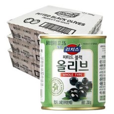 리치스 블랙올리브 홀 200g 12캔 3박스, 1개