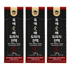 슬로푸드 목애 배도라지 진액 10p 선물 세트, 3개, 120g