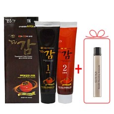 젤존 감 염색 트리트먼트 칼라크림 150g+영양앰플13ml/가렵고 예민한 두피 저자극 새치 염색, 5CB 구리빛갈색