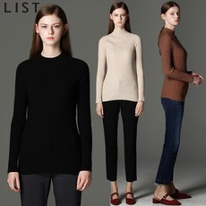 리스트 리스트(LIST) 도로시 리브드 모크넥 니트 (택가격:108000원)