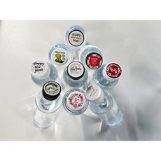 2025 새해 한정판 뚜껑 스티커 먹는해양심층수, 10개, 350ml