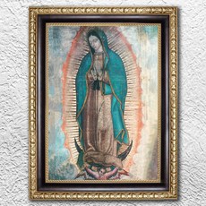 과달루페의 성모님 Our Lady of Guadalupe 앤틱액자