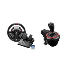 스러스트마스터 T128X 마그네틱 페달이 달린 포스 피드백 레이싱 휠 Xbox Series XS One PC, T128 Playstation with TH8S Shi, 1개