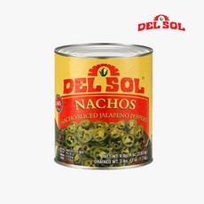 [피자다] 델솔 나쵸슬라이스 할라페노페퍼스 3kg, 1개