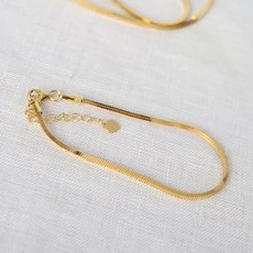 실버사각체인팔찌