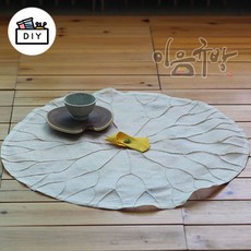 대폭 옥사 연잎 다포 DIY 패키지 - 규방공예 재료 조각보 바느질 보자기 핸드메이드 - 연잎다포