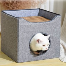 스펜서 고양이 네모네모 숨숨집, 1개