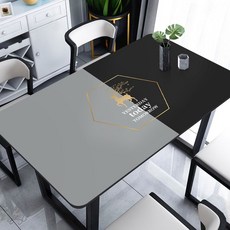 북유럽 pvc 실리콘 테이블 매트 직사각형 식탁매트, 60 * 60cm, I
