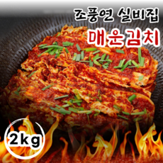 대전 조풍연 맛있게 매운 실비김치 2kg 정말 매운김치, 단품, 단품