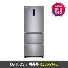 LG전자 디오스 스탠드형 김치냉장고, 그레이, K335S14E