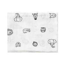 뱀부블랭킷, 애니멀프렌즈(화이트+블랙)