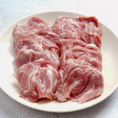 [식품의즐거움] 쫄깃쫄깃한 육질 국내산 돼지 구멍살 500g, 1개