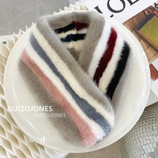 천연모피넥워머